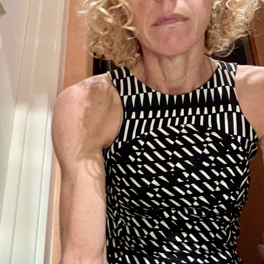 NWOT B & W Patterned Dress made from Parker